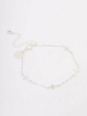 Station Cross Chain Bracelet