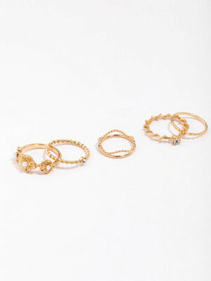 Twisted Flower Ring Pack