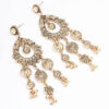Antique Coin Droplet Earrings